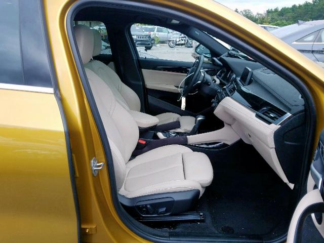 WBXYJ5C37JEF72423 - 2018 BMW X2 XDRIVE2 GOLD photo 5
