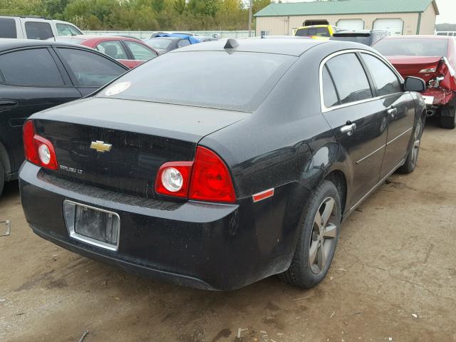 1G1ZC5E02CF344606 - 2012 CHEVROLET MALIBU 1LT BLACK photo 4