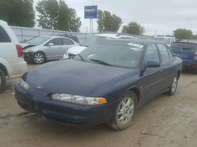 1G3WS52HX1F233998 - 2001 OLDSMOBILE INTRIGUE G BLUE photo 2