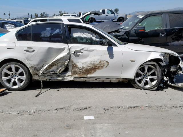 WBANW13528CZ74068 - 2008 BMW 535 I WHITE photo 9