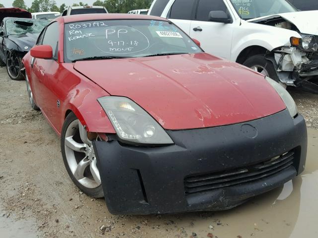 JN1AZ34D16M330405 - 2006 NISSAN 350Z COUPE RED photo 1