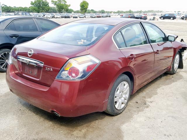 1N4AL2AP0AN436179 - 2010 NISSAN ALTIMA BAS BURGUNDY photo 4