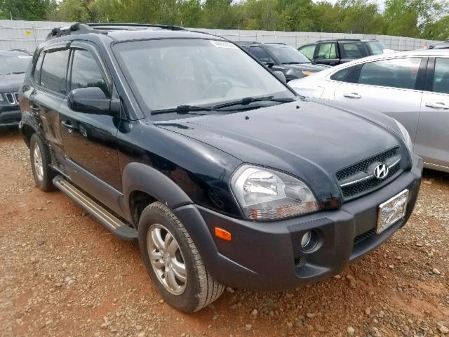 KM8JN12D18U880427 - 2008 HYUNDAI TUCSON SE BLACK photo 1