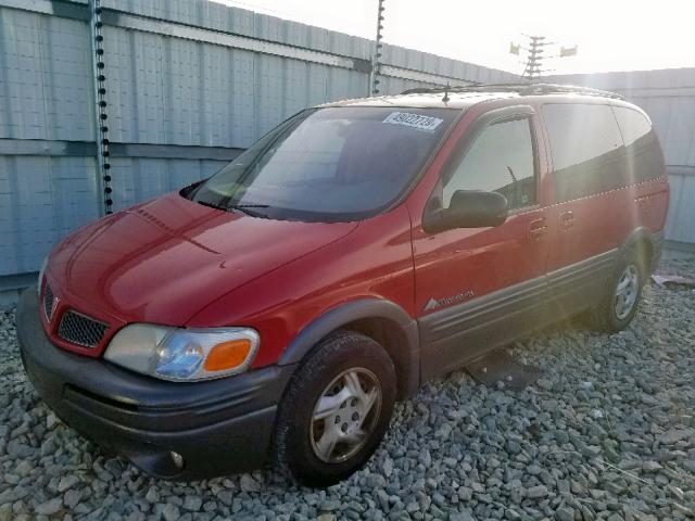 1GMDU23E51D204338 - 2001 PONTIAC MONTANA EC RED photo 2