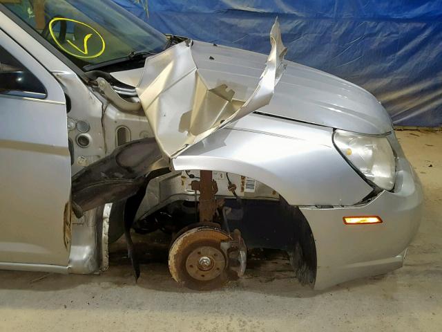 1C3LC56R27N502422 - 2007 CHRYSLER SEBRING TO SILVER photo 9