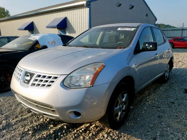 JN8AS5MT1AW507010 - 2010 NISSAN ROGUE S SILVER photo 2