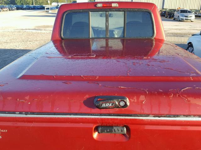 1FTCR10X2VUB44414 - 1997 FORD RANGER RED photo 6