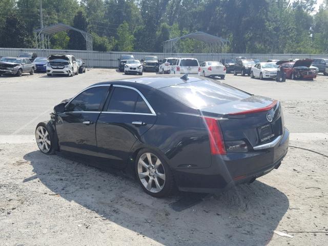 1G6AA5RX0D0149807 - 2013 CADILLAC ATS BLACK photo 3