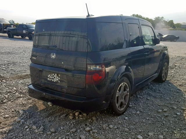 5J6YH18978L003972 - 2008 HONDA ELEMENT SC BLACK photo 4