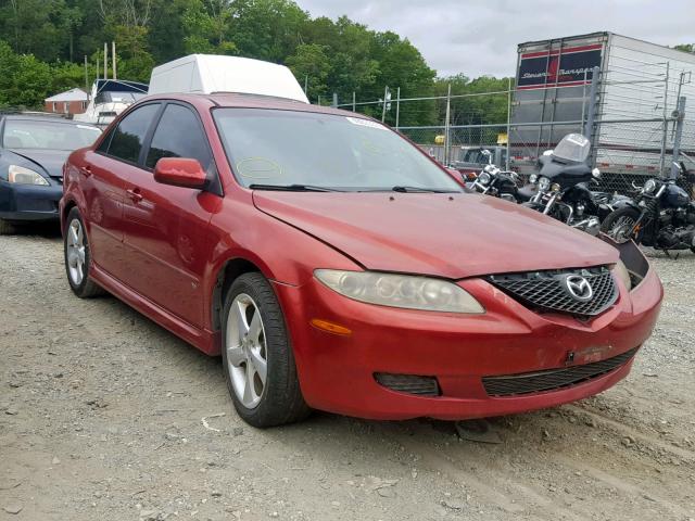 1YVFP80DX35M17277 - 2003 MAZDA 6 S RED photo 1