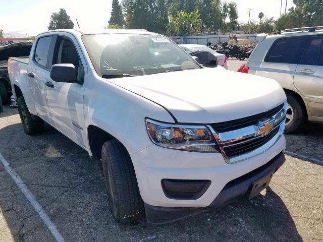 1GCGSBEA0J1203357 - 2018 CHEVROLET COLORADO WHITE photo 1