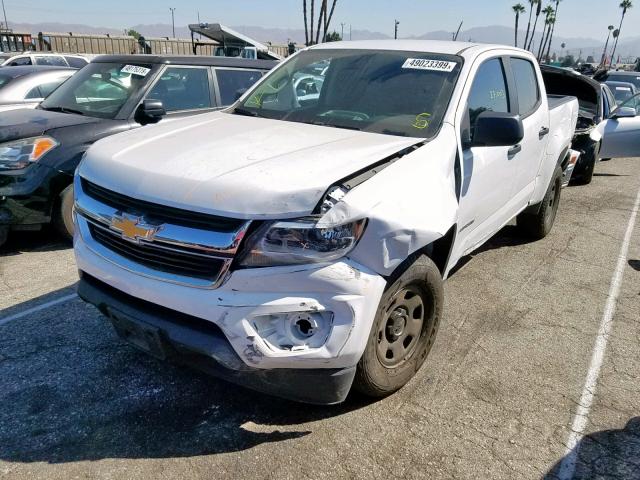 1GCGSBEA0J1203357 - 2018 CHEVROLET COLORADO WHITE photo 2