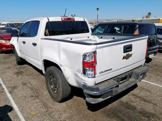 1GCGSBEA0J1203357 - 2018 CHEVROLET COLORADO WHITE photo 3