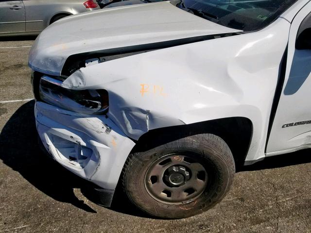 1GCGSBEA0J1203357 - 2018 CHEVROLET COLORADO WHITE photo 9