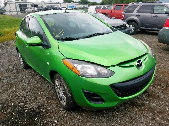 JM1DE1KZ3C0139743 - 2012 MAZDA MAZDA2 GREEN photo 1