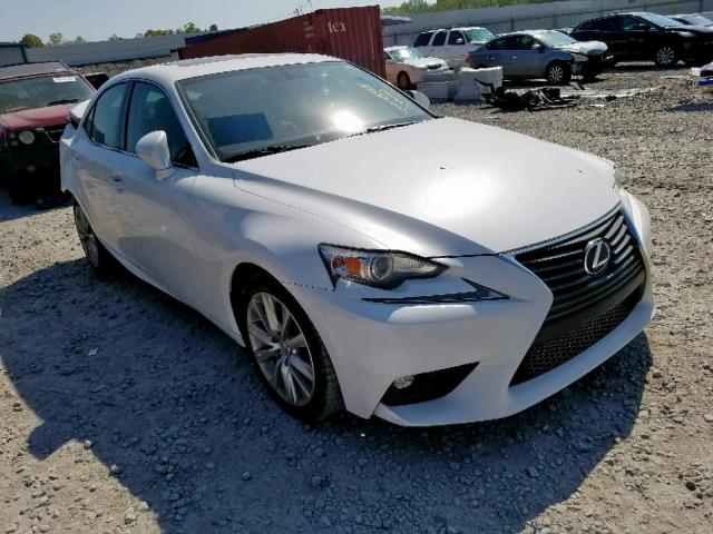 JTHBF1D28F5054150 - 2015 LEXUS IS 250 WHITE photo 1