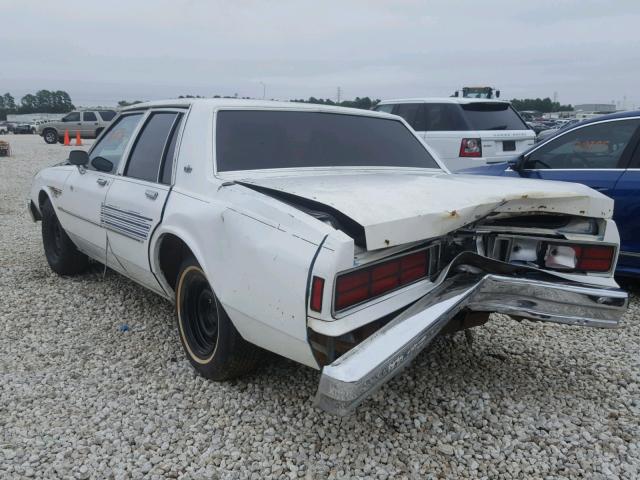 1G1BL54E2LR146007 - 1990 CHEVROLET CAPRICE WHITE photo 3