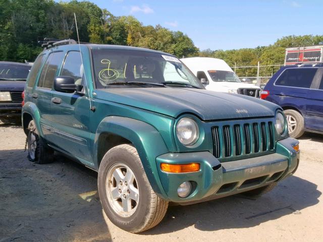 1J4GL58K63W713876 - 2003 JEEP LIBERTY LI GREEN photo 1