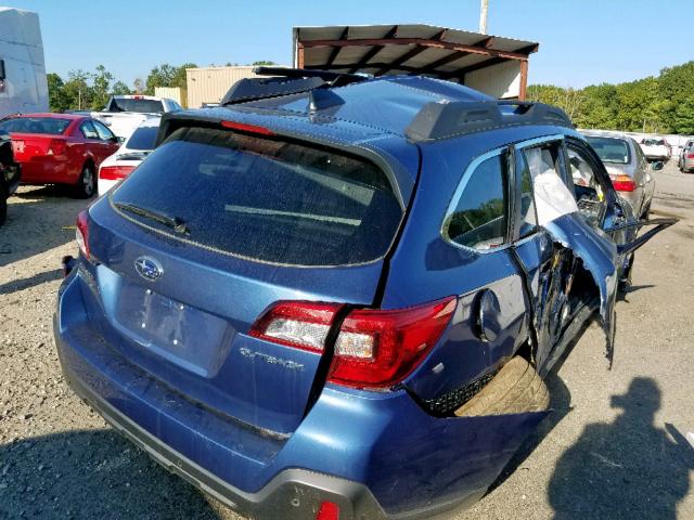 4S4BSANC0K3355520 - 2019 SUBARU OUTBACK 2. BLUE photo 4