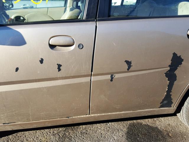 1G8AL55F46Z117651 - 2006 SATURN ION LEVEL GOLD photo 9