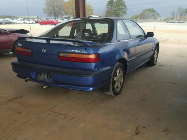 JH4DA9365NS025022 - 1992 ACURA INTEGRA GS BLUE photo 4