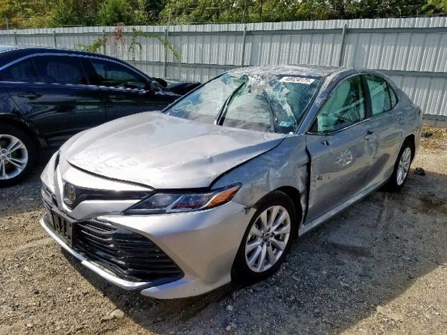 4T1B11HK4KU258417 - 2019 TOYOTA CAMRY L SILVER photo 2