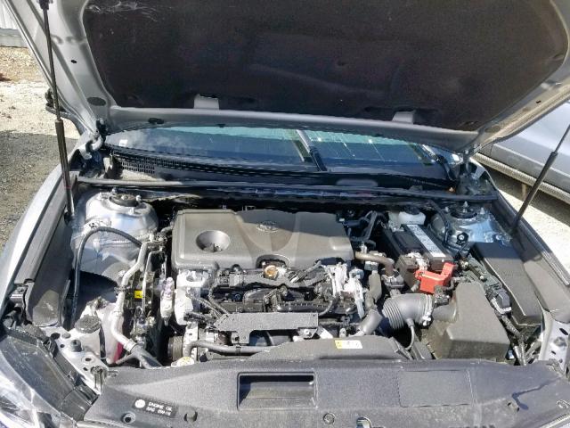 4T1B11HK4KU258417 - 2019 TOYOTA CAMRY L SILVER photo 7