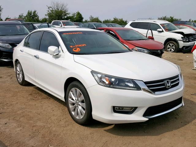 1HGCR2F89DA258319 - 2013 HONDA ACCORD EXL WHITE photo 1