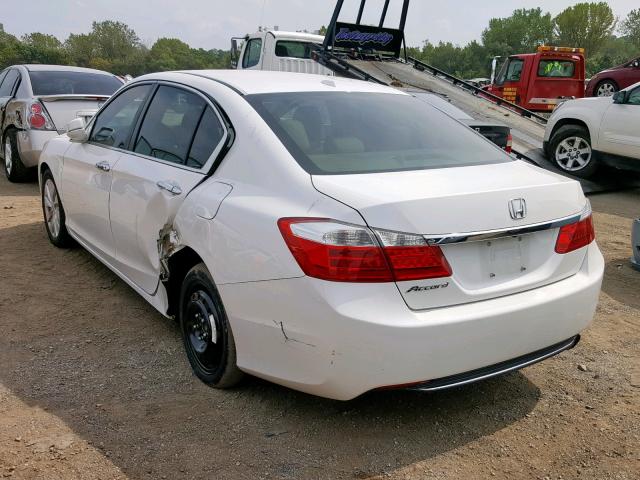 1HGCR2F89DA258319 - 2013 HONDA ACCORD EXL WHITE photo 3