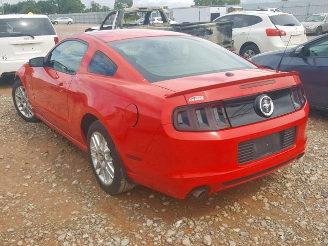 1ZVBP8AMXE5215087 - 2014 FORD MUSTANG RED photo 3