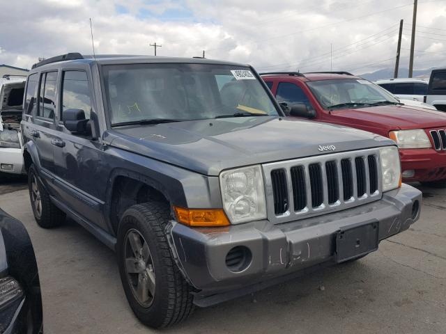 1J8HG48K58C140673 - 2008 JEEP COMMANDER GRAY photo 1
