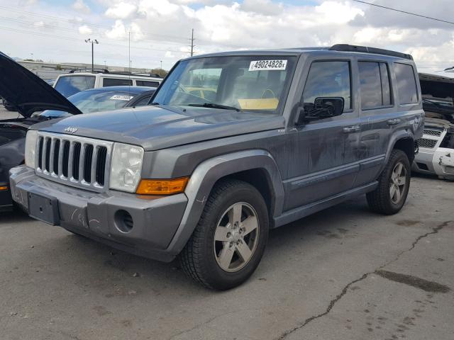 1J8HG48K58C140673 - 2008 JEEP COMMANDER GRAY photo 2