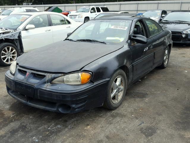 1G2NV52E9YM781770 - 2000 PONTIAC GRAND AM G BLACK photo 2