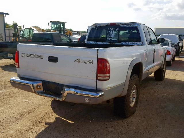 1B7GG22Y5WS519261 - 1998 DODGE DAKOTA WHITE photo 4