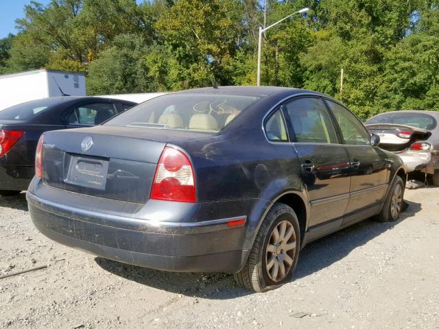 WVWPD63B02P173322 - 2002 VOLKSWAGEN PASSAT GLS BLUE photo 4