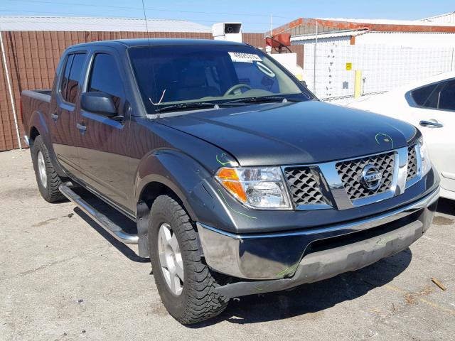 1N6AD07U35C410487 - 2005 NISSAN FRONTIER C GREEN photo 1