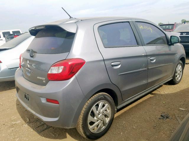 ML32A4HJXJH000202 - 2018 MITSUBISHI MIRAGE SE SILVER photo 4