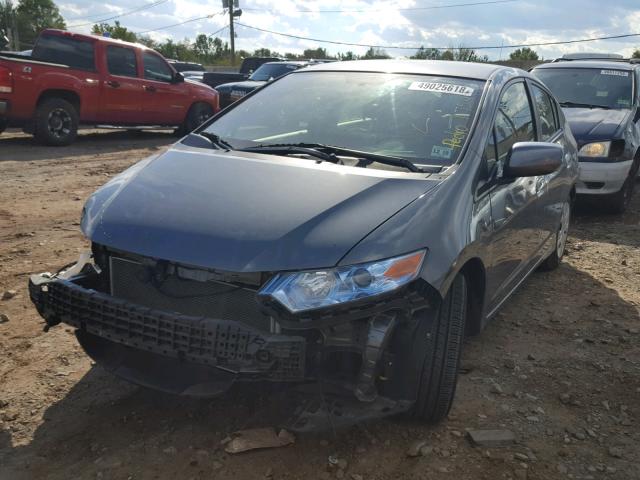 JHMZE2H39ES000186 - 2014 HONDA INSIGHT GRAY photo 2