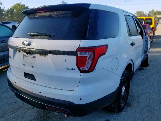 1FM5K8AR8HGC91423 - 2017 FORD EXPLORER P WHITE photo 4