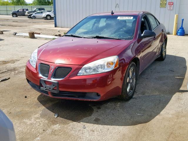 1G2ZH57N584195276 - 2008 PONTIAC G6 GT RED photo 2