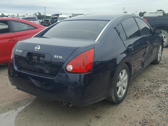 1N4BA41E25C838050 - 2005 NISSAN MAXIMA SE BLUE photo 4