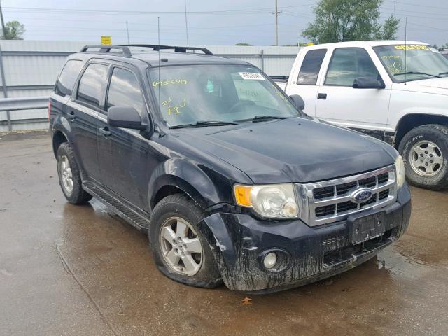 1FMCU03G29KA61020 - 2009 FORD ESCAPE XLT BLACK photo 1