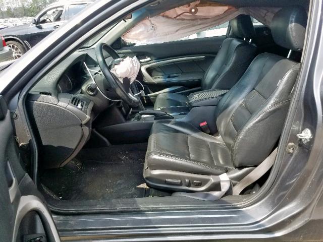 1HGCS22818A004507 - 2008 HONDA ACCORD EXL GRAY photo 5