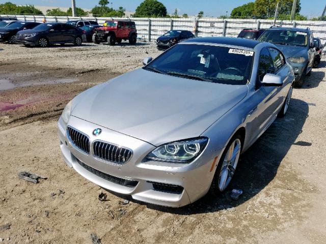 WBA6A0C57ED317141 - 2014 BMW 640 I GRAN SILVER photo 2