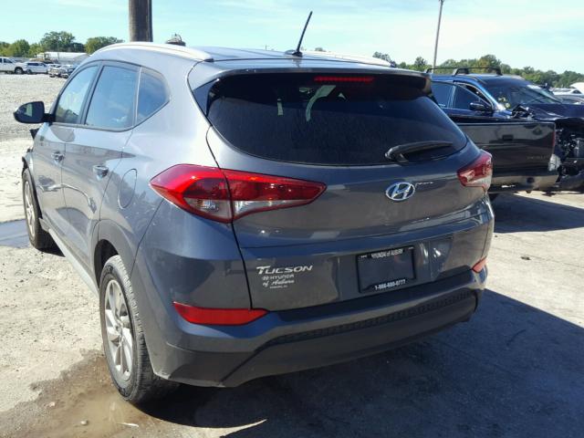 KM8J33A48HU503337 - 2017 HYUNDAI TUCSON LIM BLUE photo 3