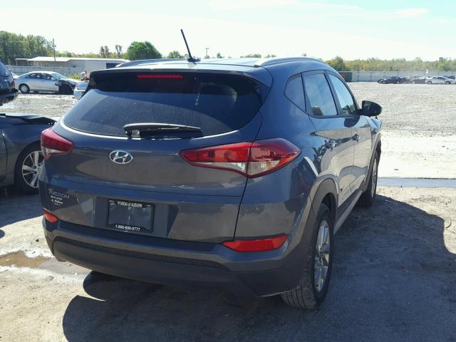 KM8J33A48HU503337 - 2017 HYUNDAI TUCSON LIM BLUE photo 4