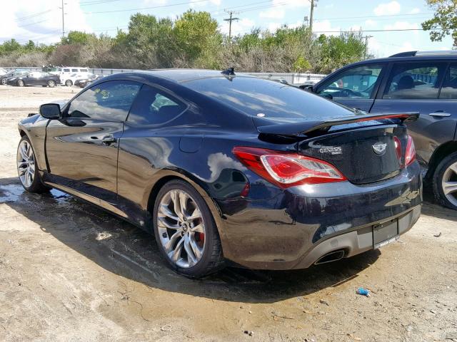 KMHHU6KJ1DU110274 - 2013 HYUNDAI GENESIS CO BLACK photo 3