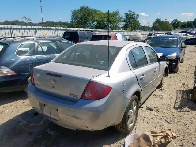 1G1AF5F54A7188381 - 2010 CHEVROLET COBALT 2LT SILVER photo 4