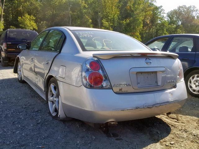 1N4BL11D25C343752 - 2005 NISSAN ALTIMA SE SILVER photo 3