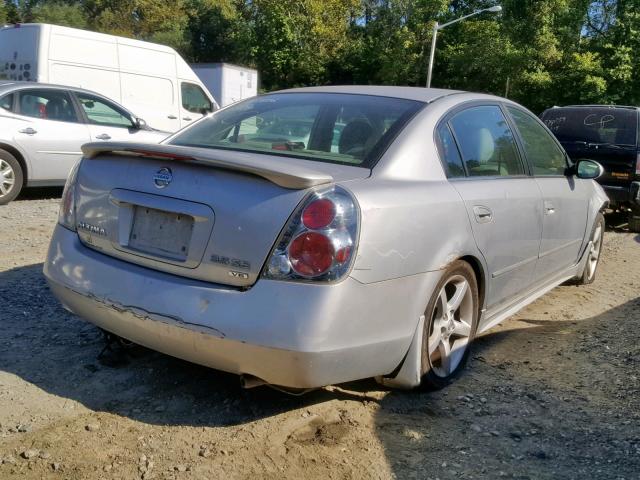 1N4BL11D25C343752 - 2005 NISSAN ALTIMA SE SILVER photo 4